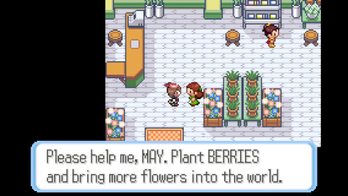 Pretty Petal Flower Shop screenshot from Pokemon Sapphire